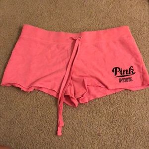 PINK pajama/sweat shorts